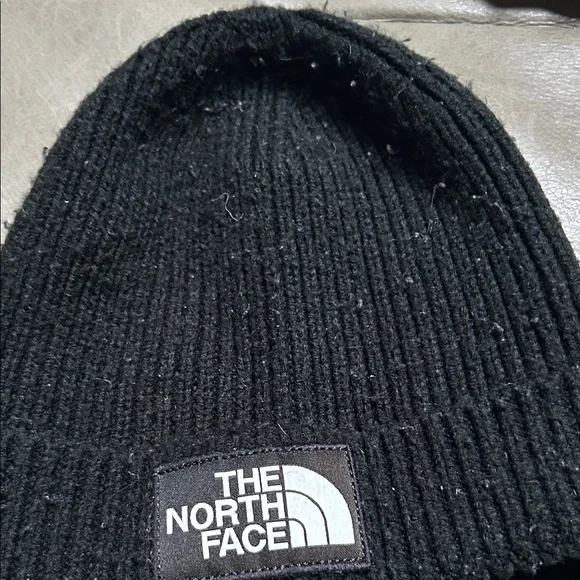 The North Face Classic Black Knit Hat - Picture 2 of 2